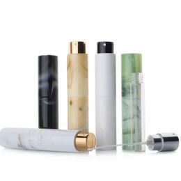 10ml Mini Portable Refillable Perfume Spray Bottle Marbling Aluminium Makeup Water Atomizer Empty Container Travel Tool