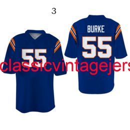 Stitched Teen Movie Jersey #55 Burke Football Jersey Embroidery Custom XS-5XL 6XL