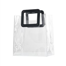 Totes Bags Luxurys Designers Bags Transparent PVC Handbag ins net red Companion Handbags High Grade Cosmetics Shopping Bag Packaging Gift Packs Size 2