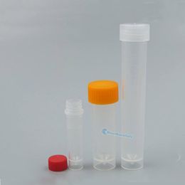 Storage Bottles & Jars 20 Pcs / Lot 1.5ml 5ml 10ml Plastic Empty Test Tube Screw Cap Vial Seal Sample Pack Container