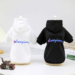 2021 NEW Pet Hoodie Puppy Clothes Dog Apparel Supplies Coat Two Legs Cotton Clothing Vest Jacket for Small Medium Dogs