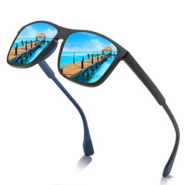 Outdoor Eyewear Polarised Sunglasses Driving cycling Shades Male Sun Glasses For Men Retro TR90 XY402