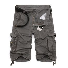 Carga Shorts Homens Cool Camuflagem Verão Venda Algodão Casual Calças Curtas Marca Roupas Confortável Camo 210713