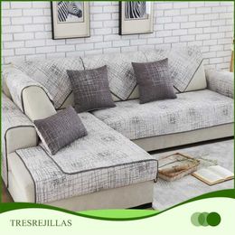 Modern Simple Sofa Cover Set Twill Couch Elastic for Living Room Pets Corner L Shaped Chaise Longue 211116