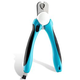 Dog Nail Clippers and Trimmer Safety Guard to Avoid Over-cutting Nails Free Nail File Sharp Blades Sturdy Non Slip Handles