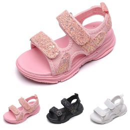 Sandals Toddler Baby girls Girls Sports Mesh Breathable Bling Sequins Children Casual Hook & Loop Sport Sneakers Shoes