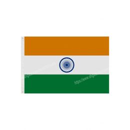 India Flags National Polyester Banner Flying 90 x 150cm 3* 5ft Flag All Over The World Worldwide Outdoor can be Customized