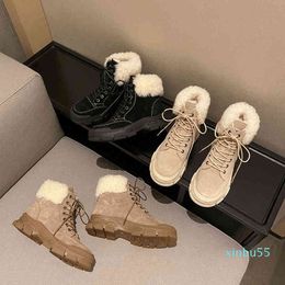 Women Snow Boots Brand Fashion Top Quality Martin Motorcycle Boots Winter Comfortable And Warm Casual Sports Shoes