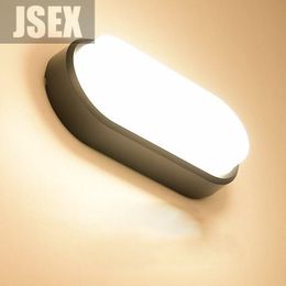 Outdoor Wall Lamps 15W 20W Modern LED Moistureproof Lamp Bathroom Porch Ceiling Sconce Indoor Surface Mounted Oval Lighting