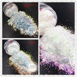TCT-052 Christmas Snow Season Series 12 Kinds White Colors Gliiter Spangles for Nail art Body paint DIY Decoration