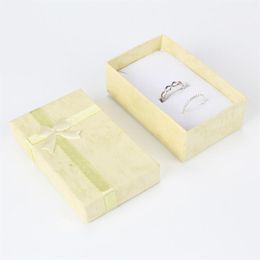 Paper Jewellery Box Pendants Necklaces Earrings Rings Gift Packaging Boxes Cardboard Jewellery Case for Anniversary Wedding Birthday Gifts