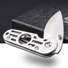 Creative knife cigar knife stainless steel knife cigar scissors belt buckle portable gift