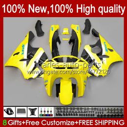 Fairings For KAWASAKI NINJA ZX 6R 636 600CC 600 CC glossy yellow ZX-636 ZX6R 94 95 96 97 Bodywork 50HC.41 ZX636 ZX-6R 94-97 ZX600C ZX600 ZX 6 R 1994 1995 1996 1997 Bodys kit