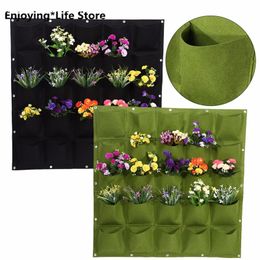 Planters & Pots 4/9/36/64 Pockets Green Grow Bags Planter Vertical Garden Vegetable Living Bag Seedling Wall Hanging Growing