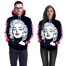 New Mens Women Designers Hoodies Fashion sweatshirt Man Long Sleeve Men s Womens Black white avatar Clothing B101-239