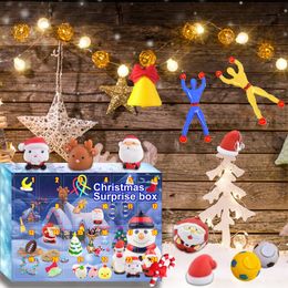 Party Favour Christmas Surprise Blind Box Hand-Torn Calendar Gift Boxes Creative xmas Interactive Educational Toys For Children