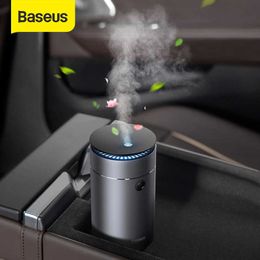 Baseus Air Humidifier Aroma Essential Oil Diffuser for Home Car USB Fogger Mist Maker Detachable Humidification 210709