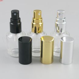 200 x 5ml Empty Refillable Round Clear Atomizer Glass bottle Spray 1/6oz Fragrance Perfume Scent Fine Mist Containershigh qty