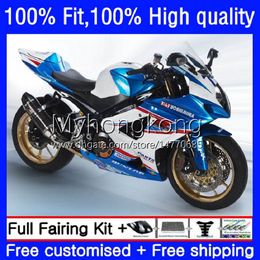 Bodywork OEM For SUZUKI GSXR 1000CC 1000 CC K7 Injection Mold Body 27No.130 GSXR-1000 GSXR1000 07 08 GSXR1000CC 2007 2008 GSX-R1000 2007-2008 Fairing Kit New blue