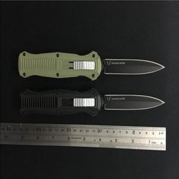 action steel Australia - Benchmade 3300 front Out Auto Satin Double Automatic Tactical (3.95" D2 3310 knifes Knife steel spear point Plain Action the Atgwm