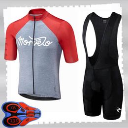 Pro team Morvelo Cycling Short Sleeves jersey (bib) shorts sets Mens Summer Breathable Road bicycle clothing MTB bike Outfits Sports Uniform Y210415134