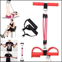 Equipments Supplies Sports & Outdoorspedal Exerciser Rope Resistance Bands Women Men Sit Up Pl Ropes Yoga Fitness Equipment Drop Delivery 20