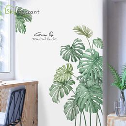 Creative plant fridge s living entrance hme wall room decoration house layout door sticker