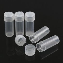 5g Volume Plastic Sample Bottle 5ML Storage Container Translucent