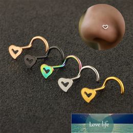 Stainless Steel Heart Shape Nose Clips Nose Piercing Jewellery For Women Daily Party Fashion Body Ring Clip Piercing Nose Rings Factory price expert design Quality