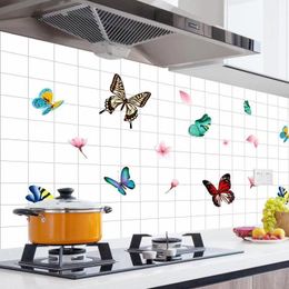 Wall Stickers Fashion Self Adhesive Oil-proof Contact Paper Home Decor Wallpapers DIY Waterproof Modern Kitchen Living Room Furniture Deskto