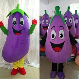 Halloween eggplant Mascot Costume High Quality Cartoon Plush Anime theme character Adult Size Christmas Carnival Birthday Party Outdoor Outfit