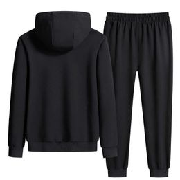 Tracksuit Men Sportswear Sets New Spring Autumn Clothing Hooded Suit Male 2 Pieces Sweatshirt + Sweatpants Big Size 7XL 8XL Y0831