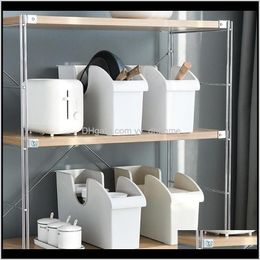 Grade Plastic Pulley Pot Lids Cover Cookware Seasoning Box Shelf Gadget Accessories Svdkd Bottles Jars 815Ld