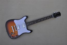 Rosewood Fretsboard Electric Guitar with White Pickguard,Chrome Tuners,can be Customised