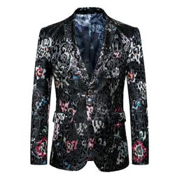 Casual Americana Hombre Jaquetas Homens Terno High Quality Business Formal Dress Blazer Luxury Cool 3D Print Men Men's Suits & Blazers