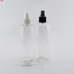 Empty Plastic Tranparent Spray Pump Bottles 300ml / 400ml Refillable PET Containers For Cosmetics Clear Bottle With Mist Sprayergood qty