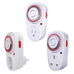 Electronic Digital Timer Switch EU US UK Plug 7 Day 12/24 Hour Kitchen Outlet 230V 110V Programmable Timing Socket Timers