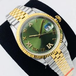 36mm Dress Watches Mens Watch Automatic Cal.3235 Eta 126233 Men 126231 EW 904L Steel Jubilee Bracelet Date EWF Just Yellow Gold Green Wristwatches Fashion Casual