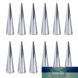 Tools 12pcs Stainless Steel Spiral Croissants Molds DIY Kitchen Baking Cones Horn Cake Bread Mold