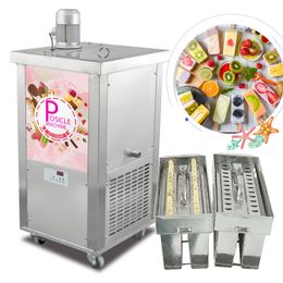 Kolice Slim Design 2 Forms Ice Popsicle Maker, Ice Lolly Making Machine med 2 formar-set