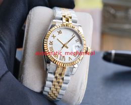 2023 TOP Multicolor Roman Dial Lady Watch Christmas Gift 31mm Diamond Bezel Stainless Steel Automatic Mechanica Sapphire Perpetual Women Wristwatches Ar490