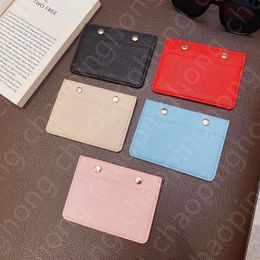 Classic Men Women Mini Small Wallet High Quality Credit Card Holder Slim Bank Card holder Total 5 Card Slot Embossing Metal Rivets