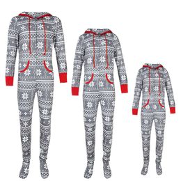 Year's Family outfits clothes Matching Christmas Pyjamas Suit Sets Xmas Women Man Parent Children Sleepwear Kids Nightwear 210713