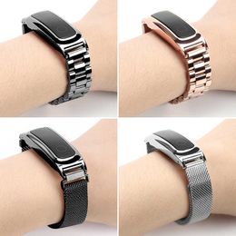 Metal Strap for Honor Band 4(running)/honor Band 5(sport) Bracelet Huawei Band 3e/band 4e Stainless Steel Replacement Wristband H0915