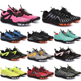 2021 Four Seasons Five Fingers Sports shoes Mountaineering Net Extreme Simple Running, Cycling, Hiking, green pink black Rock Climbing 35-45 twenty seven