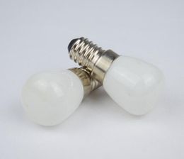 10st / lot LED Kylskåplampa E14 3W Kylskåp Cornlampor AC 220V LED-lampa Vit WarmWhite Ersätt halogenkronorljus