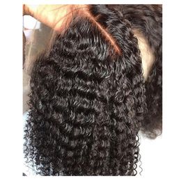 Short Brazilian Deep Curly Lace Front Wigs Human Hair Bob 130% Density Glueless 360 full Frontal Wig Pre Plucked With Baby Hairs