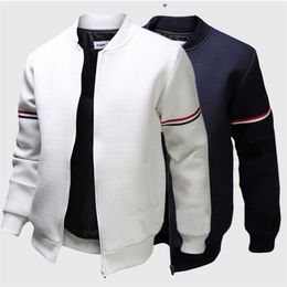 ZOGAA Men's Simple Cardigan Coat Slim Jacket 211110