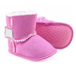 2022 снежные младенцы Детские туфли новорожденных мальчиков и девочек теплые снежные ботинки Младенческие малыши предыдущие туфли размером 11см-12см-13см