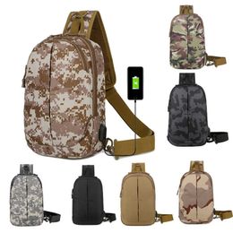 Bag Camping 1000D Tactical Shoulder Portable Military Man Chest Crossbody Bag Outdoor Utility Backpack for Hunting Camping Climbing